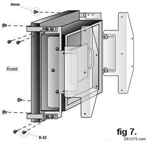 bezel mounting screw location BeeHive replacement industrial lcd monitor