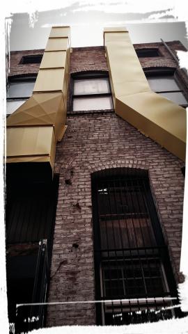 Just shot this on the day. It's that alley near the Underground