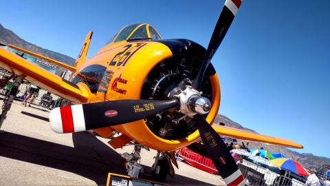 T-28 Trojan Trainer Plane