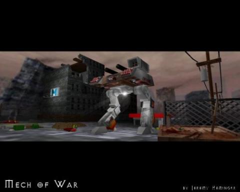 Mech of War Concept Art for Game Maker Game