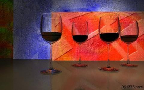 Estansa Wine - Model done for fake website for class in college