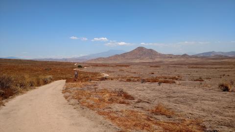 trail near lake perris